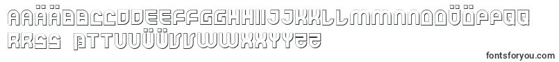 Trek Trooper 3D-fontti – saksalaiset fontit