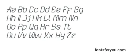 ElectroStaticRainItalic-fontti