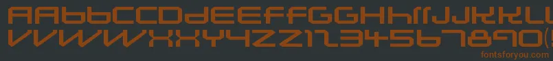 fuente LunasolsequenceRegular – Fuentes Marrones Sobre Fondo Negro