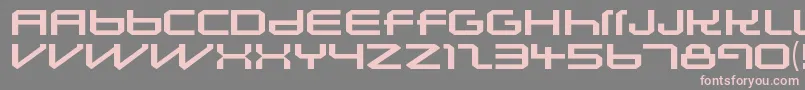 LunasolsequenceRegular Font – Pink Fonts on Gray Background