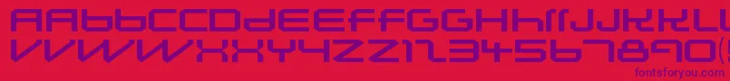fuente LunasolsequenceRegular – Fuentes Moradas Sobre Fondo Rojo