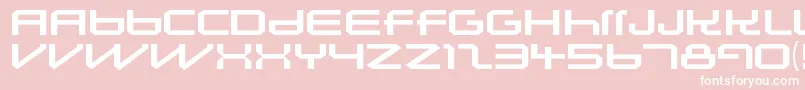LunasolsequenceRegular Font – White Fonts on Pink Background