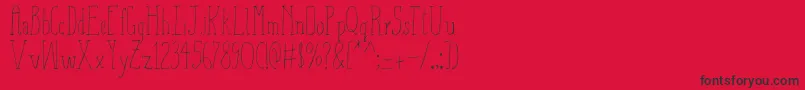 More about AizaShineSerif Font AizaShineSerif Font – Black Fonts on Red Background