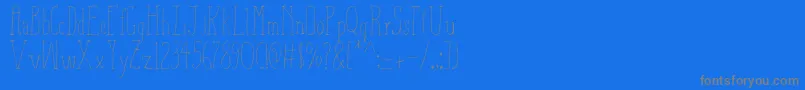 AizaShineSerif Font – Gray Fonts on Blue Background