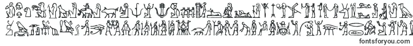 Hieroglify-fontti – muinaiset fontit