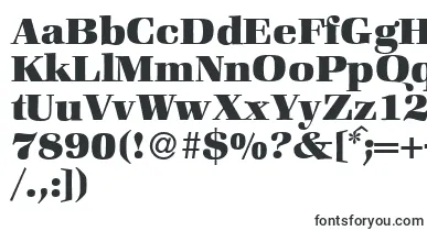 ZabriskiebookHeavyRegular font – Fonts Starting With Z