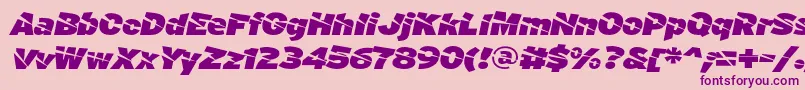ACuchilladaFontFfp Font – Purple Fonts on Pink Background