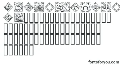  Masonic font
