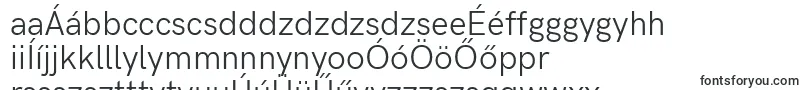Шрифт HkgroteskRegular – венгерские шрифты