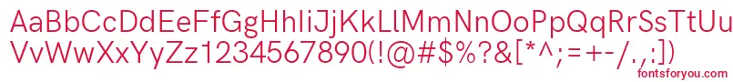 HkgroteskRegular Font – Red Fonts