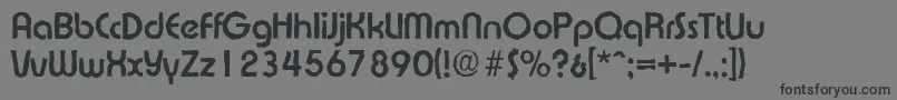 ExpressaantiqueBold Font – Black Fonts on Gray Background