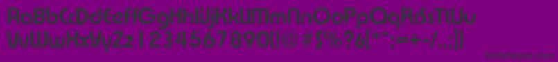 Weitere Informationen zur ExpressaantiqueBold-Schriftart ExpressaantiqueBold-Schriftart – Schwarze Schriften auf violettem Hintergrund