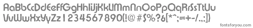 フォントExpressaantiqueBold – 白い背景に灰色の文字