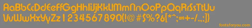 ExpressaantiqueBold Font – Orange Fonts on Gray Background