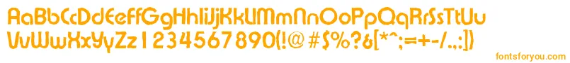 ExpressaantiqueBold Font – Orange Fonts on White Background