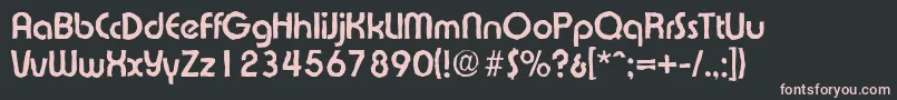 ExpressaantiqueBold Font – Pink Fonts on Black Background
