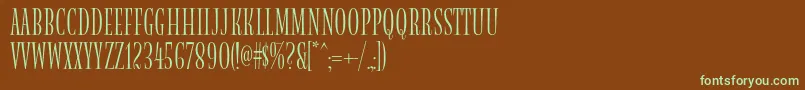 More about Magnoliamvbstd Font Magnoliamvbstd Font – Green Fonts on Brown Background