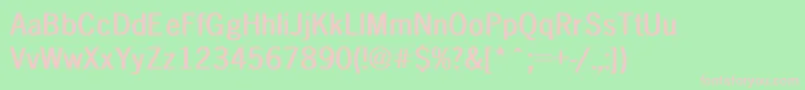 Шрифт IcenGothicBold – розовые шрифты на зелёном фоне