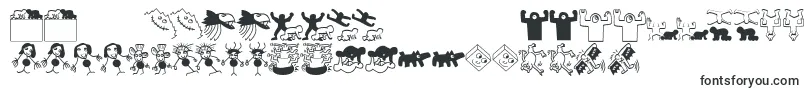 Bitsbats-Schriftart – mazedonische Schriften