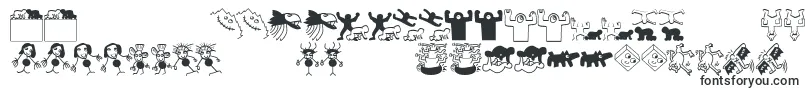 Bitsbats-Schriftart – rumänische Schriften