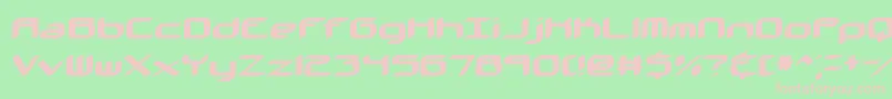 Kinkaid Font – Pink Fonts on Green Background