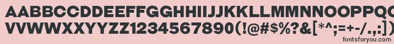 GalderglynnTitlingBl Font – Black Fonts on Pink Background