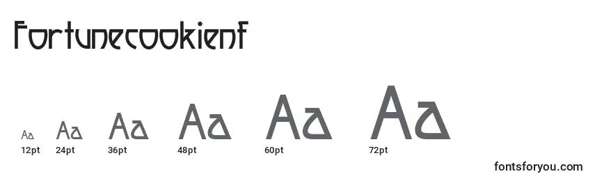 Fortunecookienf Font Sizes
