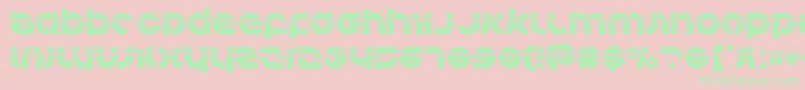 Kovacslaser Font – Green Fonts on Pink Background