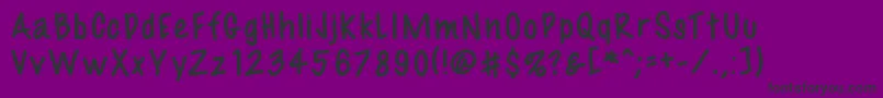 Fil3 Font – Black Fonts on Purple Background