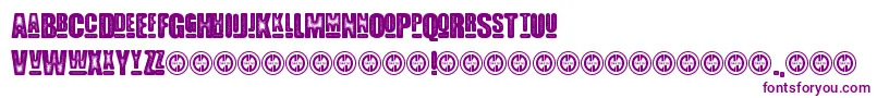 BlueWafflePersonalUseOnly Font – Purple Fonts on White Background