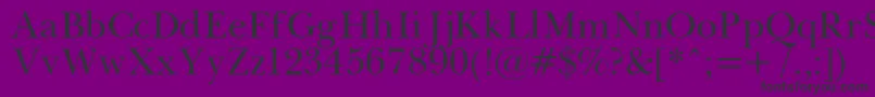 Pasmac Font – Black Fonts on Purple Background