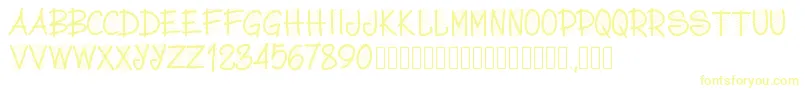 Pwscritch Font – Yellow Fonts