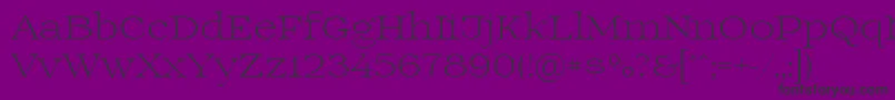 Prida01light Font – Black Fonts on Purple Background