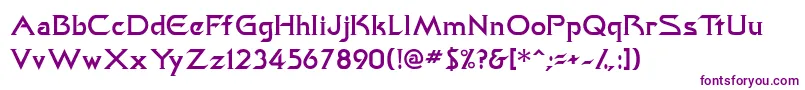 Trekkiessk Font – Purple Fonts