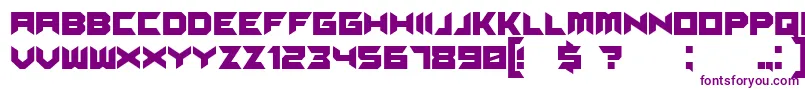 Suggested-Schriftart – Violette Schriften