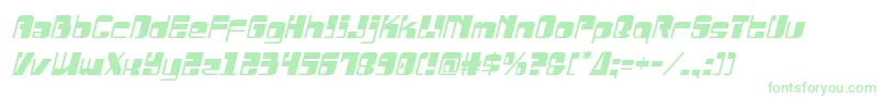 Drosselmeyersemital Font – Green Fonts on White Background