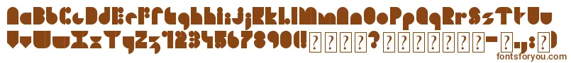 SoulFestival Font – Brown Fonts on White Background