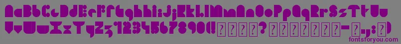 SoulFestival Font – Purple Fonts on Gray Background