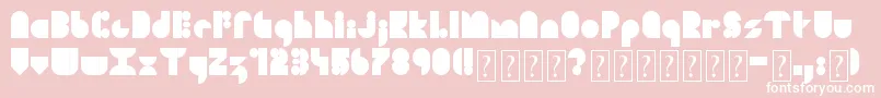 SoulFestival Font – White Fonts on Pink Background