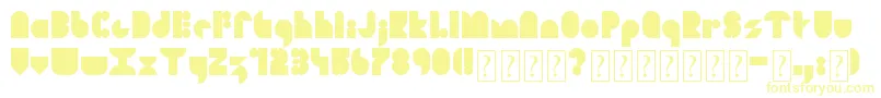 SoulFestival Font – Yellow Fonts on White Background