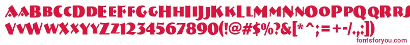 Breme17 Font – Red Fonts