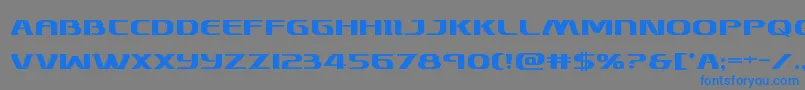 Skymarshalbold Font – Blue Fonts on Gray Background
