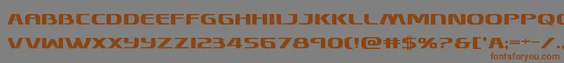 Skymarshalbold Font – Brown Fonts on Gray Background