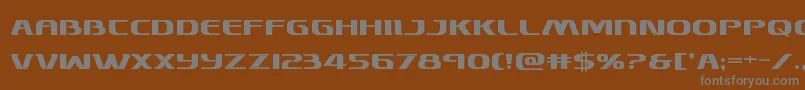 Skymarshalbold Font – Gray Fonts on Brown Background