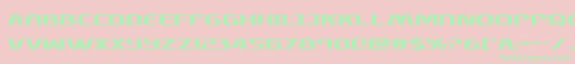Skymarshalbold Font – Green Fonts on Pink Background