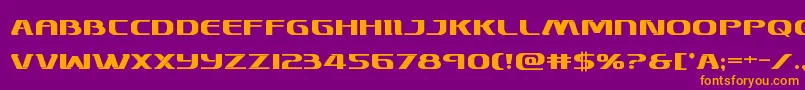 Skymarshalbold Font – Orange Fonts on Purple Background