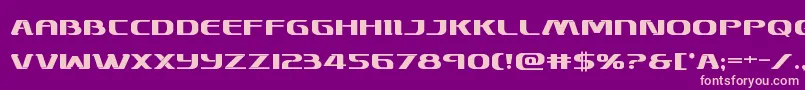 Skymarshalbold Font – Pink Fonts on Purple Background