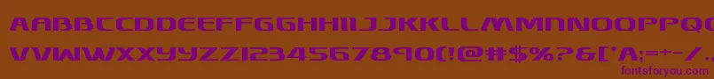 Skymarshalbold Font – Purple Fonts on Brown Background