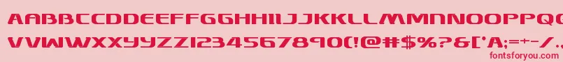 fuente Skymarshalbold – Fuentes Rojas Sobre Fondo Rosa