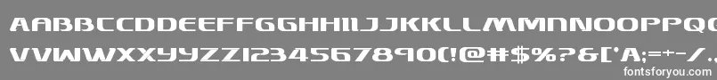 Skymarshalbold Font – White Fonts on Gray Background